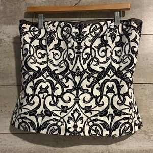 White House Black Market Strapless Top with boning